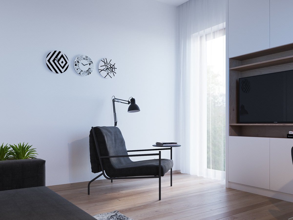 Sedia con linee minimaliste, semplice e funzionale - eccellente idea design