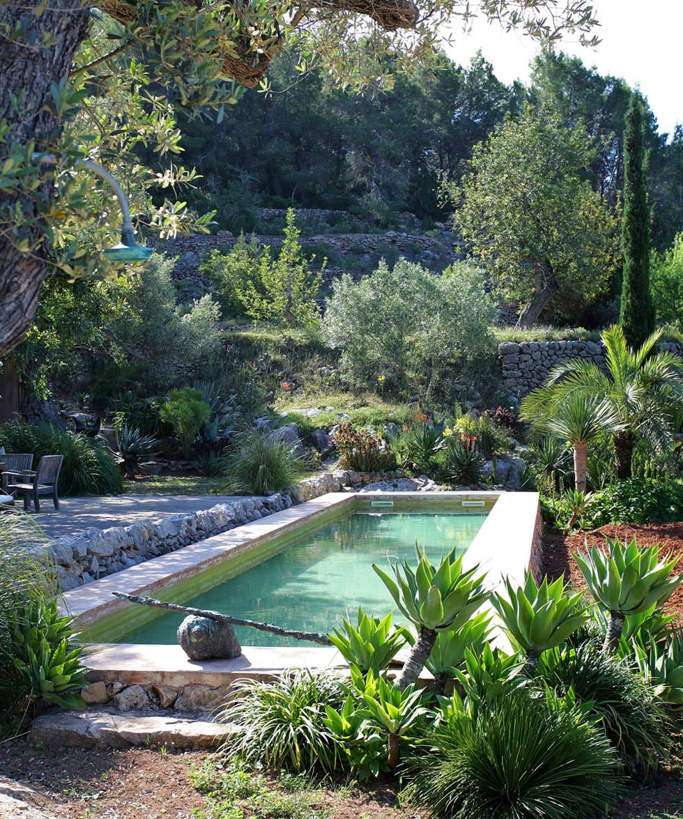 Idea giardino rustico con piscina - angolo di natura dove rigenerare spirito e corpo